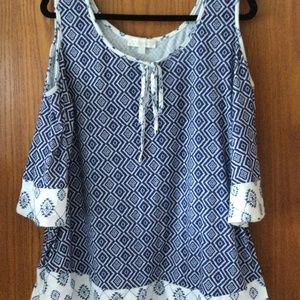 Suzanne Betro cold shoulder top